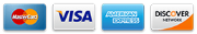 Accepted Payment Methods: Visa, MasterCard, Discover, Amex