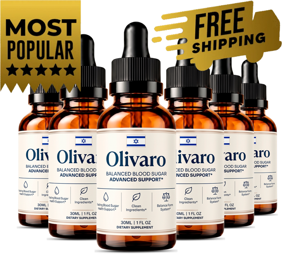 Olivaro Liquid Drops 6 Bottle Supply Package